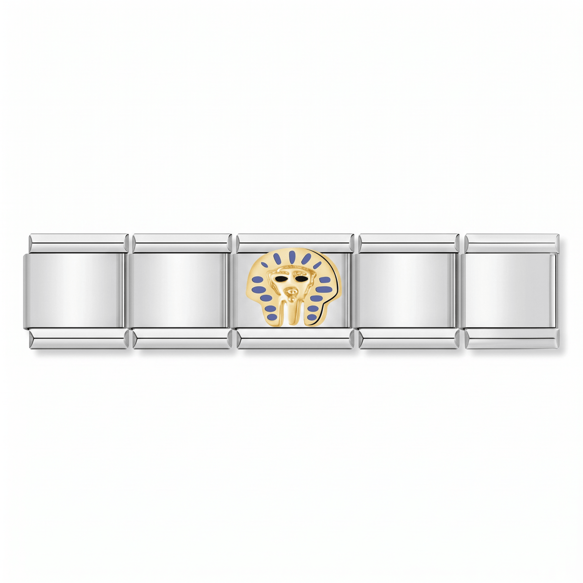 Charm Egipto en pulsera italiana de eslabones