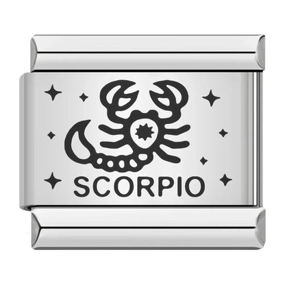 Charm Escorpio (Plateado) - Italian Charms
