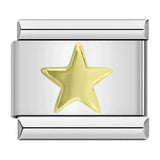 Charm Estrella Dorada (Plateado) - Italian Charms