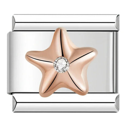 Charm Estrella Mar (Plateado) - Italian Charms