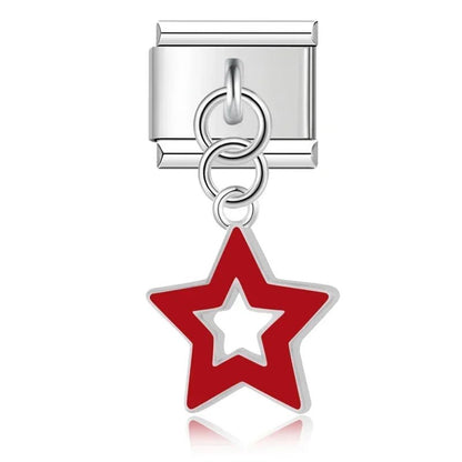 Charm Estrella Roja - Italian Charms