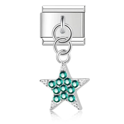 Charm Estrella Turquesa - Italian Charms