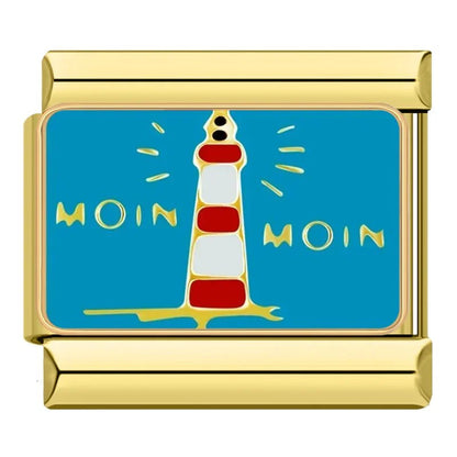 Charm Faro (Dorado) - Italian Charms
