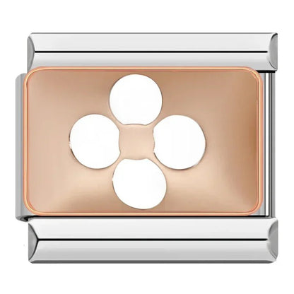 Charm Flor (Blanca) - Italian Charms