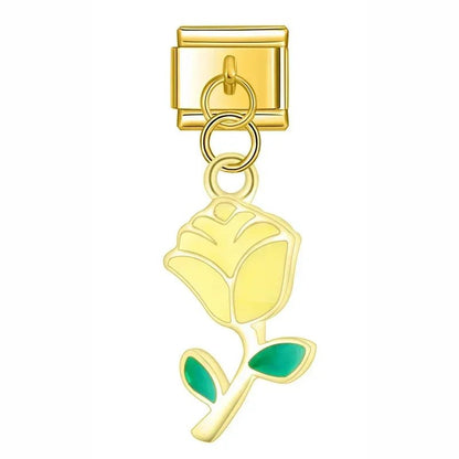 Charm Flor Amarilla (Colgante) - Italian Charms