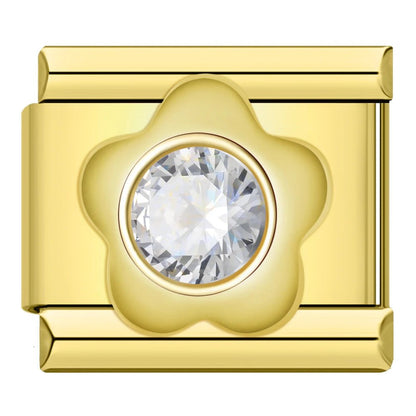 Charm Flor Brillante - Italian Charms