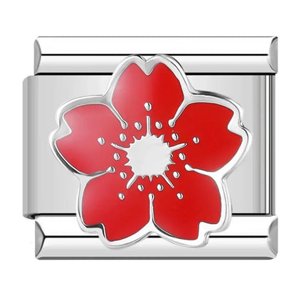 Charm Flor Roja (Cerezo) - Italian Charms
