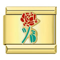 Charm Flor Rosa (Rosa Roja)