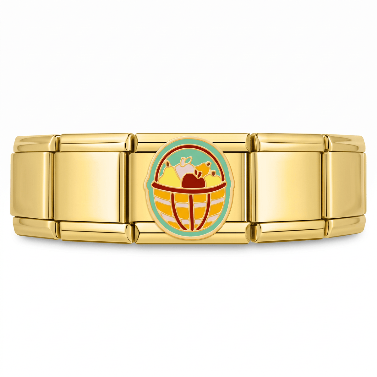 Charm Frutas en pulsera italiana de eslabones