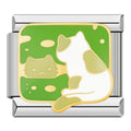 Charm Gattino (Sfondo Verde)