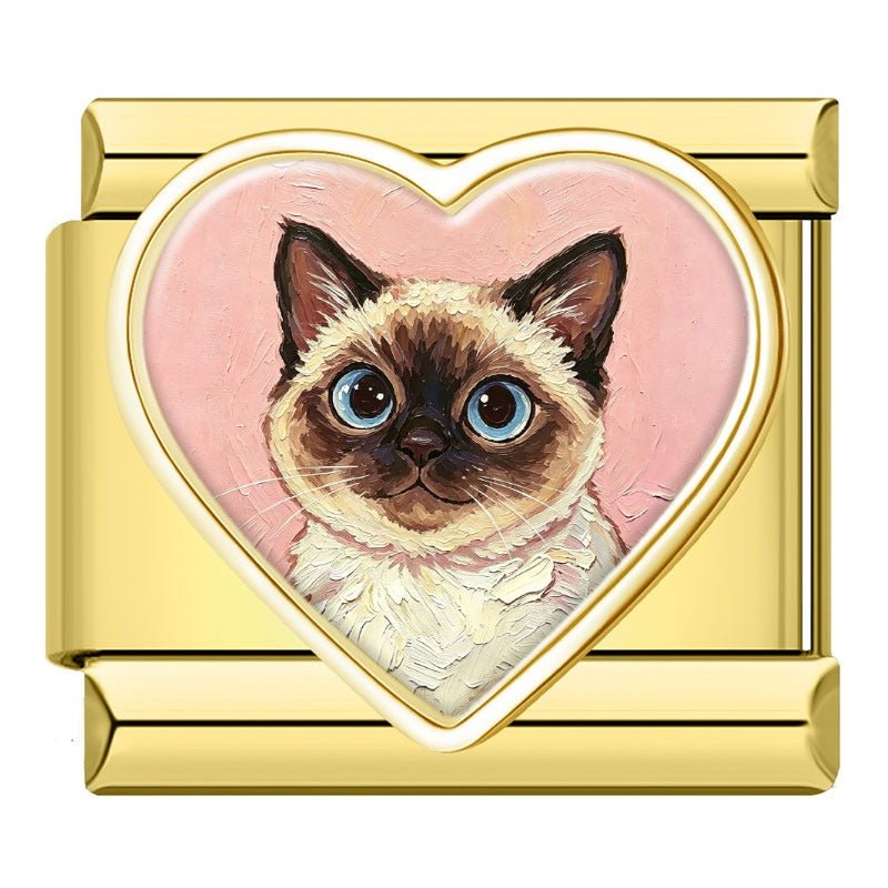 Charm Gatito Combinado - Italian Charms
