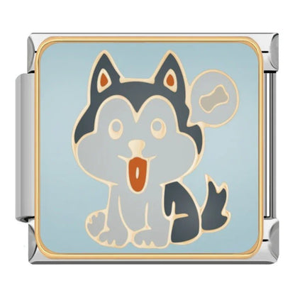 Charm Gato (Gris) - Italian Charms