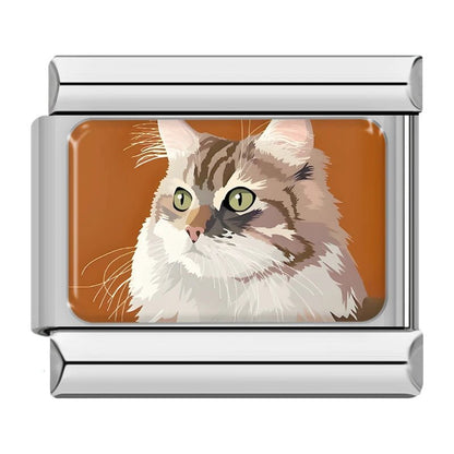 Charm Gato (Persa) - Italian Charms