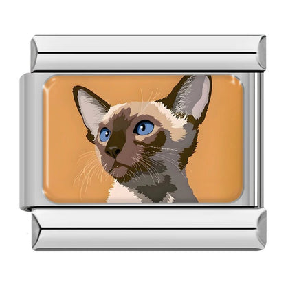 Charm Gato (Siamés) - Italian Charms
