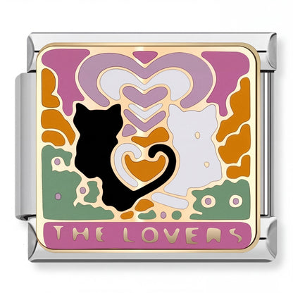 Charm Gatos (Plateado) - Italian Charms