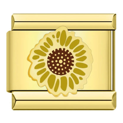 Charm Girasol (Dorado) - Italian Charms