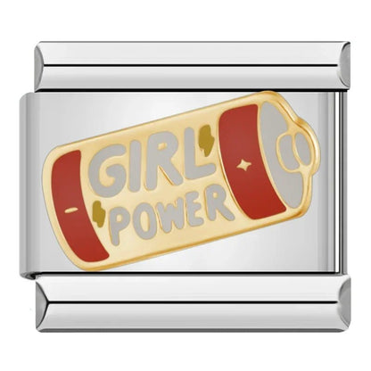Charm Girl Power (Plateado) - Italian Charms