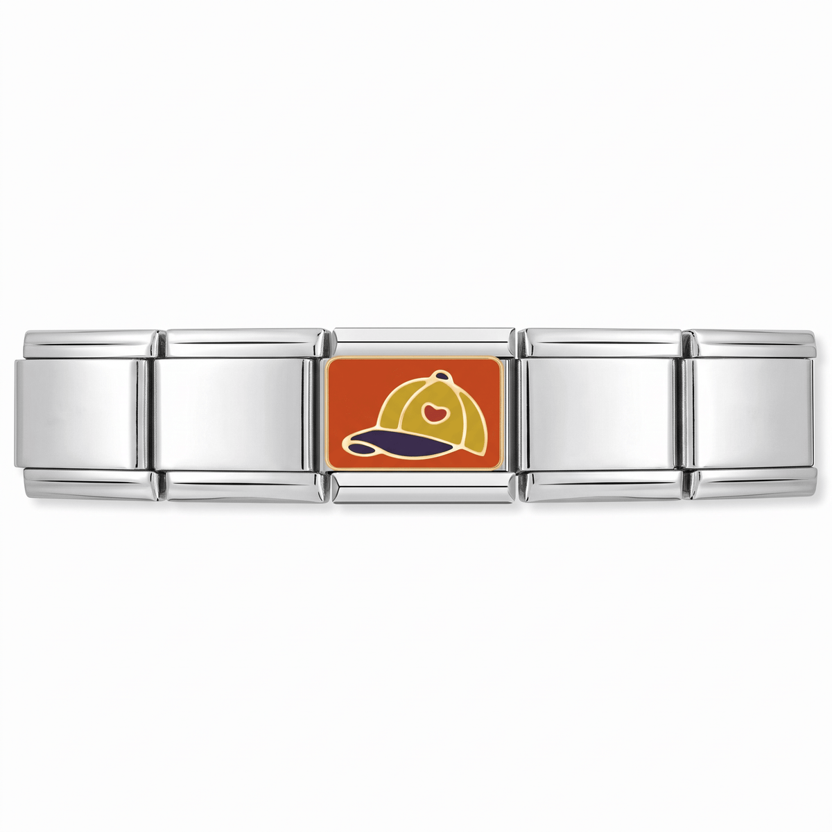 Charm Gorra en pulsera italiana de eslabones