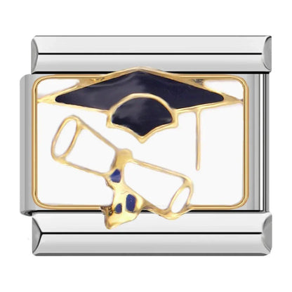 Charm Graduación (Plateado) - Italian Charms