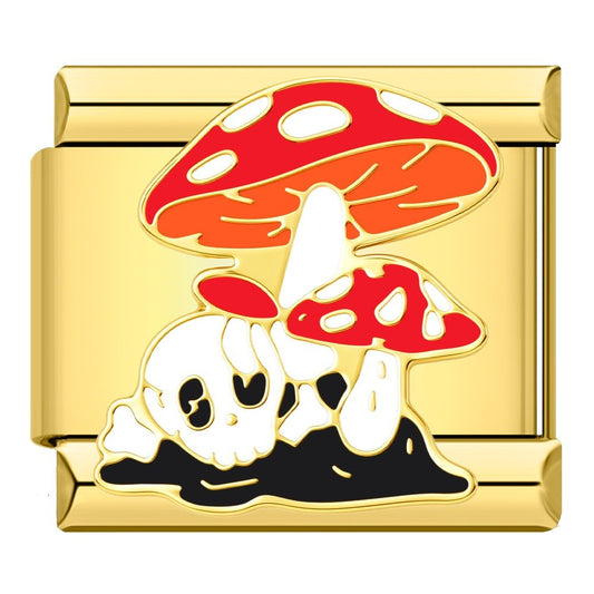 Charm Halloween hongos - Italian Charms