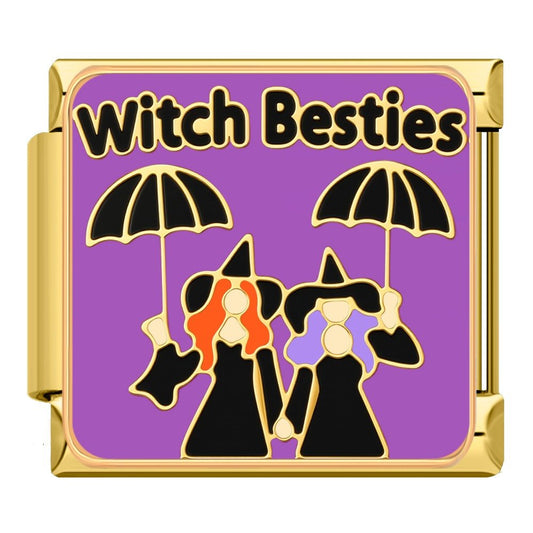 Charm Halloween Witch Besties - Italian Charms
