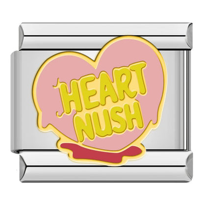 Charm Heart Nush - Italian Charms