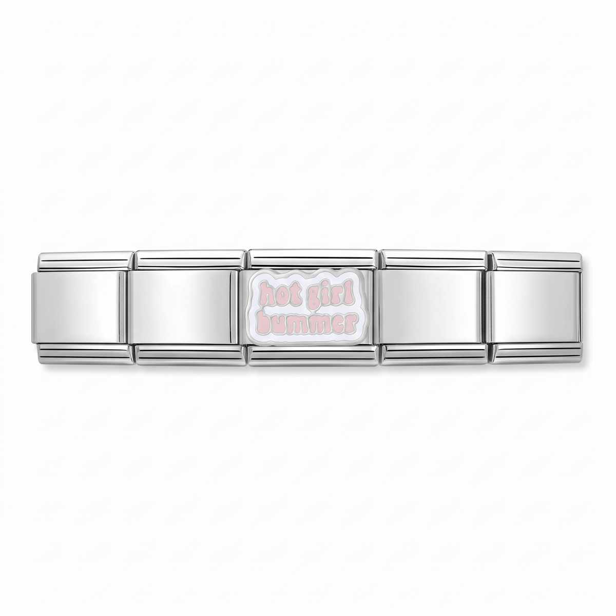 Charm Hot girl summer en pulsera italiana de eslabones