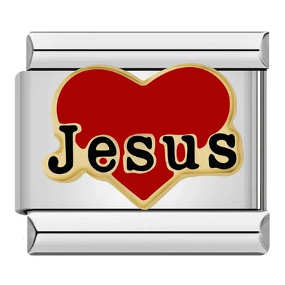 Charm Jesus (Plateado) - Italian Charms