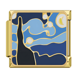 Charm La Noche Estrellada (Dorado) - Italian Charms