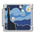 Charm La Noche Estrellada (Plateado)