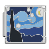 Charm La Noche Estrellada (Plateado) - Italian Charms