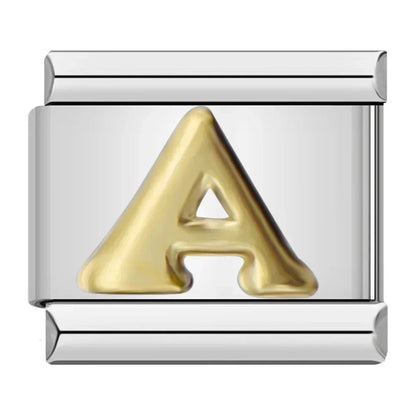 Charm Letra A (Plateado) - Italian Charms