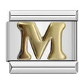 Charm Buchstabe M (Silber)