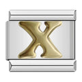 Charm Buchstabe X (Silber)
