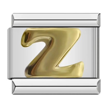 Charm Letra Z (Plateado) - Italian Charms