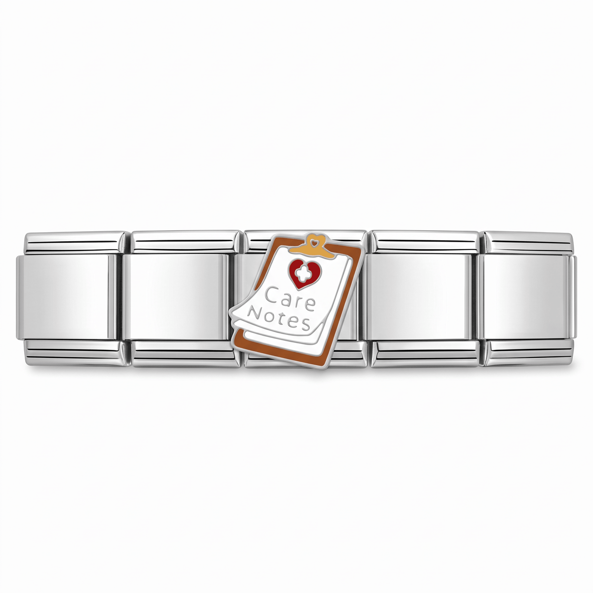 Charm Medicina Receta en pulsera italiana de eslabones