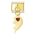 Charm Halbes Herz (Gold, Links)