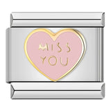 Charm Miss you - Italian Charms