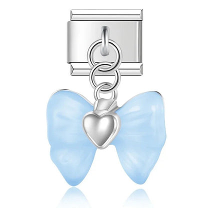 Charm Moño (Colgante, Plateado) - Italian Charms