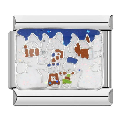 Charm Navidad Nieve - Italian Charms