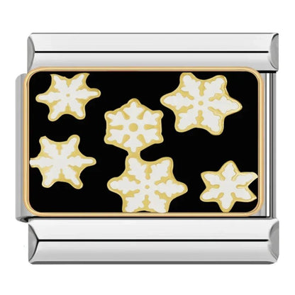 Charm Nieve (Fondo Negro) - Italian Charms