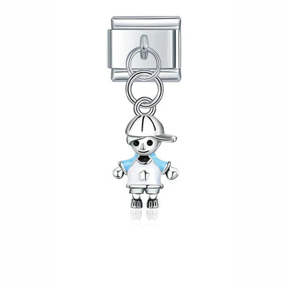 Charm Niño (Plateado) - Italian Charms