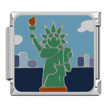 Charm Nueva York (Plateado) - Italian Charms