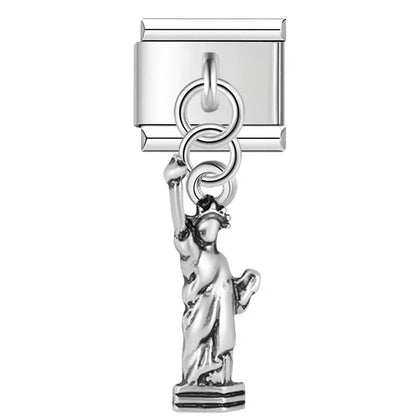 Charm Nueva York (Colgante, Plateado) - Italian Charms