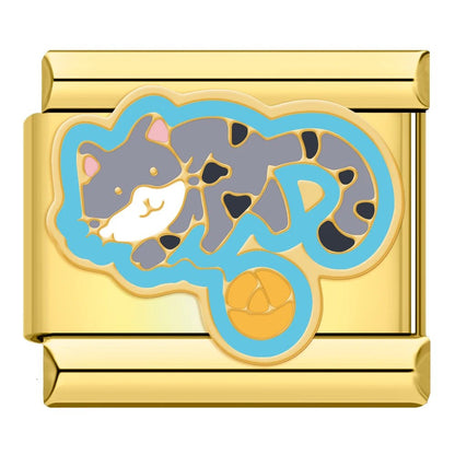 Charm Gatito con Ovillo - Italian Charms