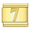 Charm Número 7 (Dorado)