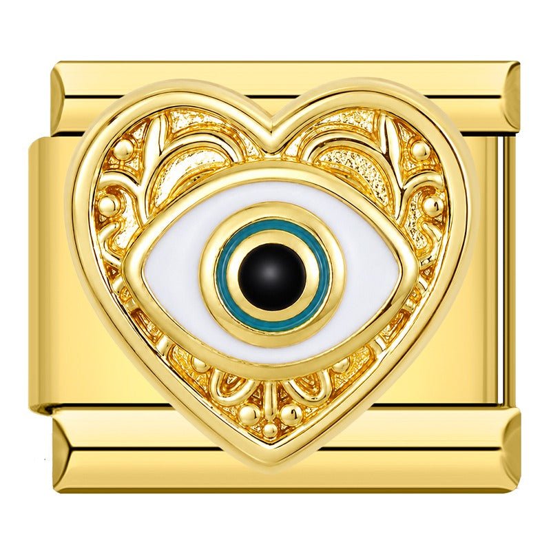 Charm Ojo Corazón - Italian Charms