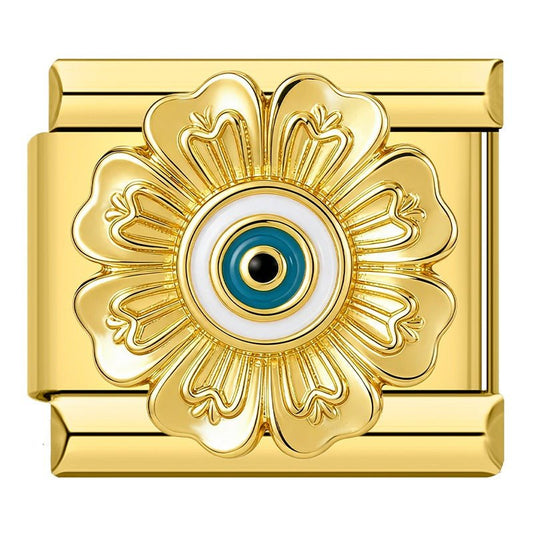 Charm Ojo Flor - Italian Charms