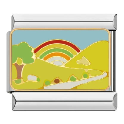 Charm Paisaje (Arcoíris) - Italian Charms