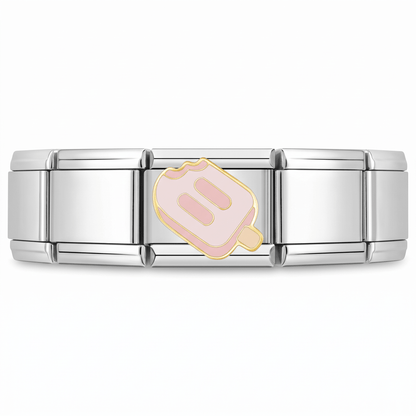 Charm Paleta en pulsera italiana de eslabones